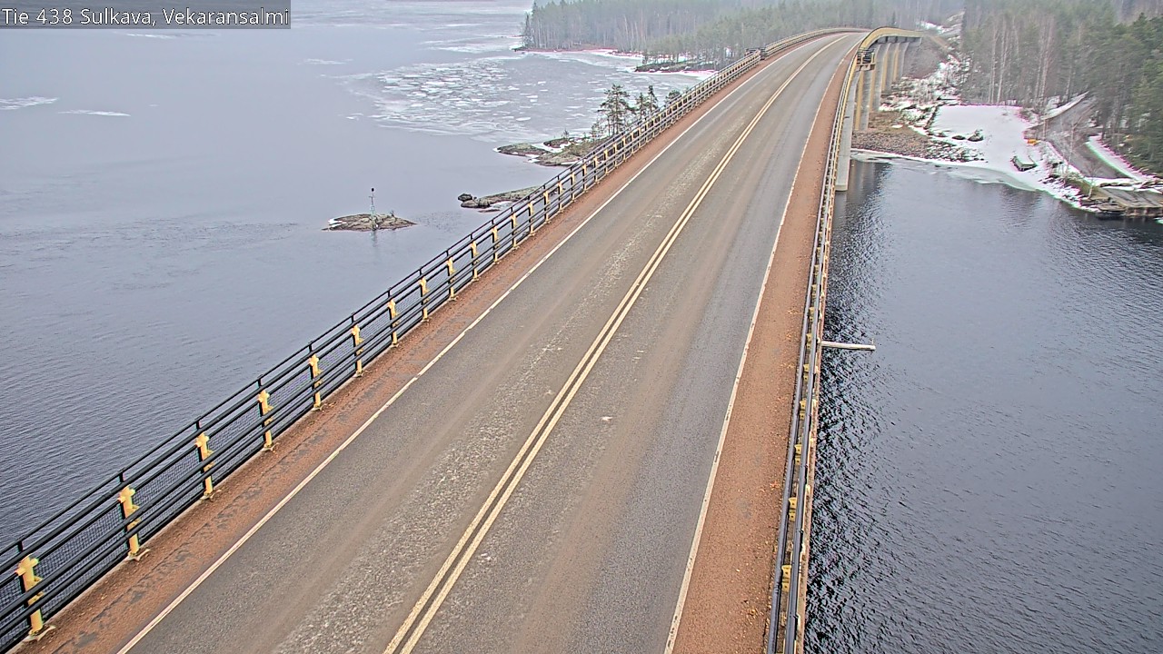 Weather Camera Image Väg 438, Sulkava, Vekaransalmi, Sulkava, Etelä-Savo