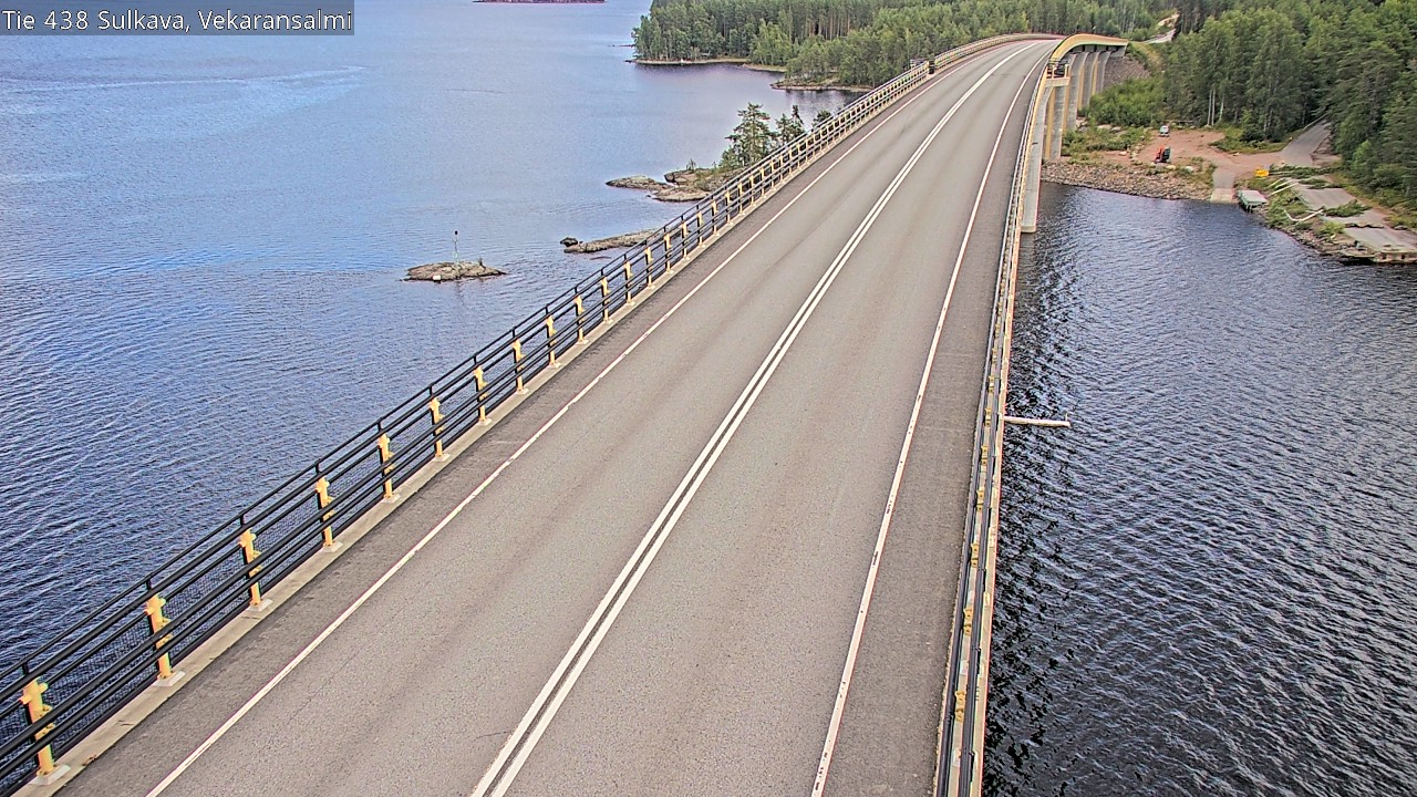 Weather Camera Image Road 438, Sulkava, Vekaransalmi, Sulkava, Etelä-Savo