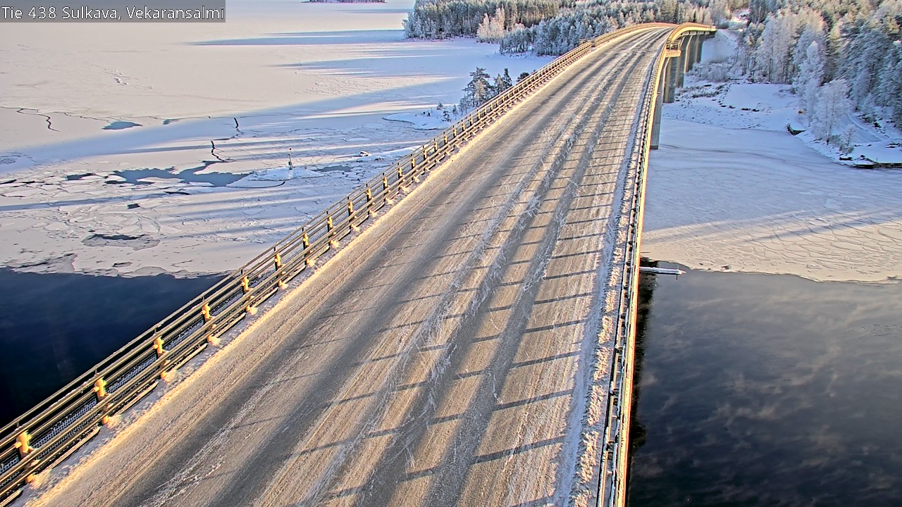 Weather Camera Image Väg 438, Sulkava, Vekaransalmi, Sulkava, Etelä-Savo