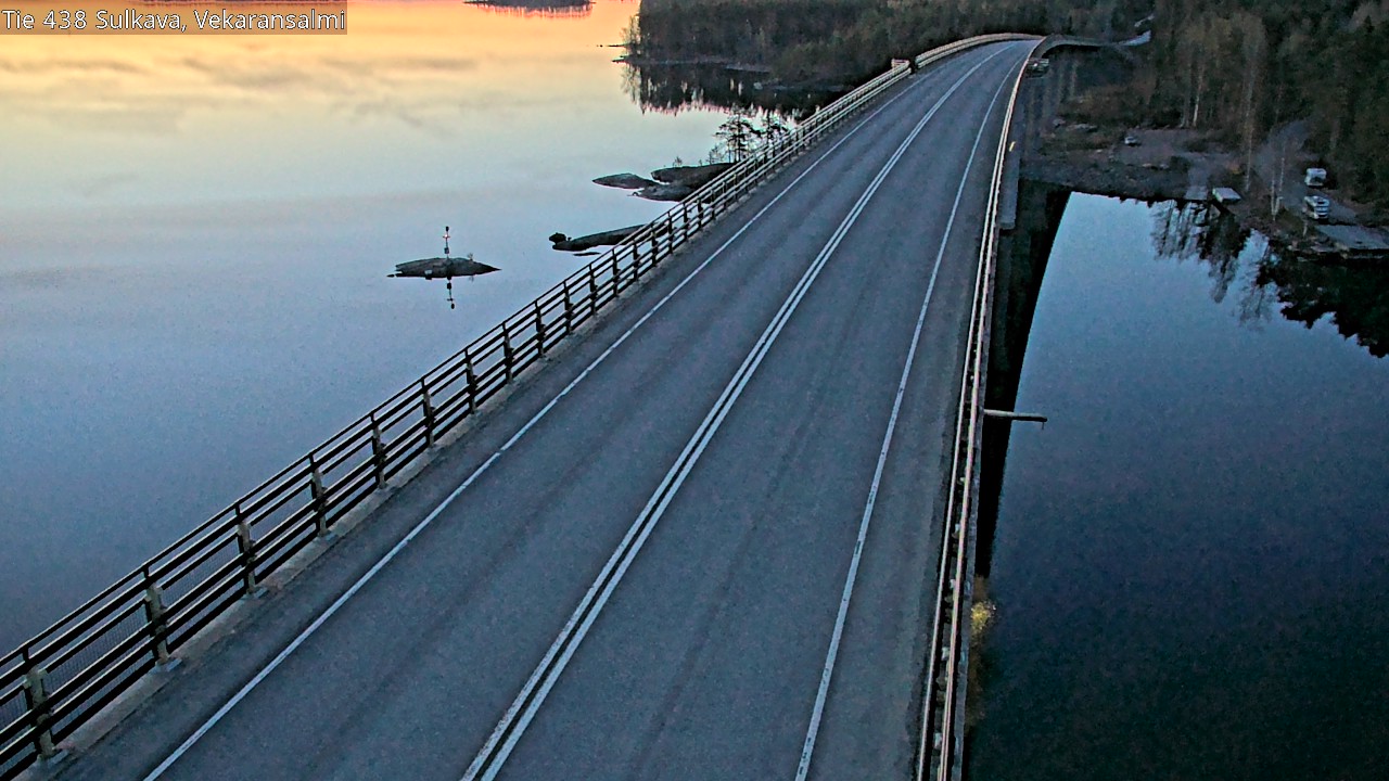 Weather Camera Image Road 438, Sulkava, Vekaransalmi, Sulkava, Etelä-Savo