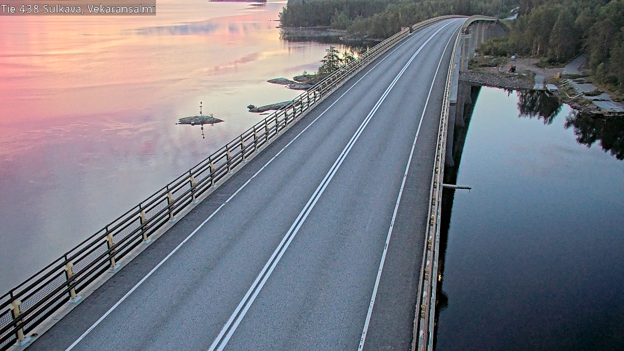 Weather Camera Image Road 438, Sulkava, Vekaransalmi, Sulkava, Etelä-Savo
