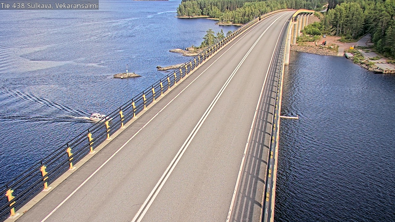 Weather Camera Image Road 438, Sulkava, Vekaransalmi, Sulkava, Etelä-Savo