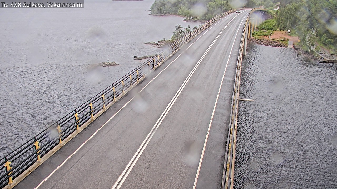 Weather Camera Image Väg 438, Sulkava, Vekaransalmi, Sulkava, Etelä-Savo