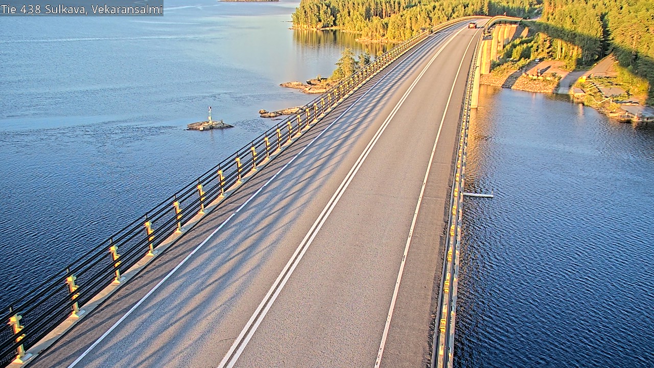 Weather Camera Image Road 438, Sulkava, Vekaransalmi, Sulkava, Etelä-Savo