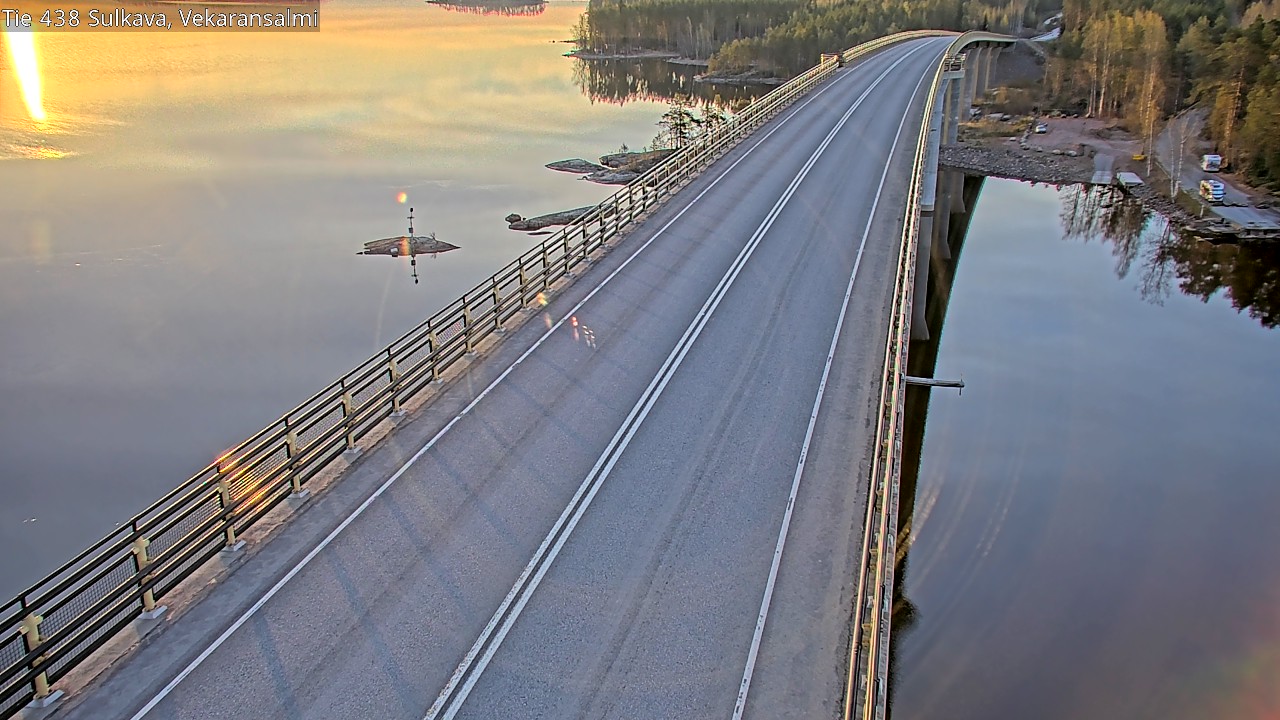 Weather Camera Image Road 438, Sulkava, Vekaransalmi, Sulkava, Etelä-Savo