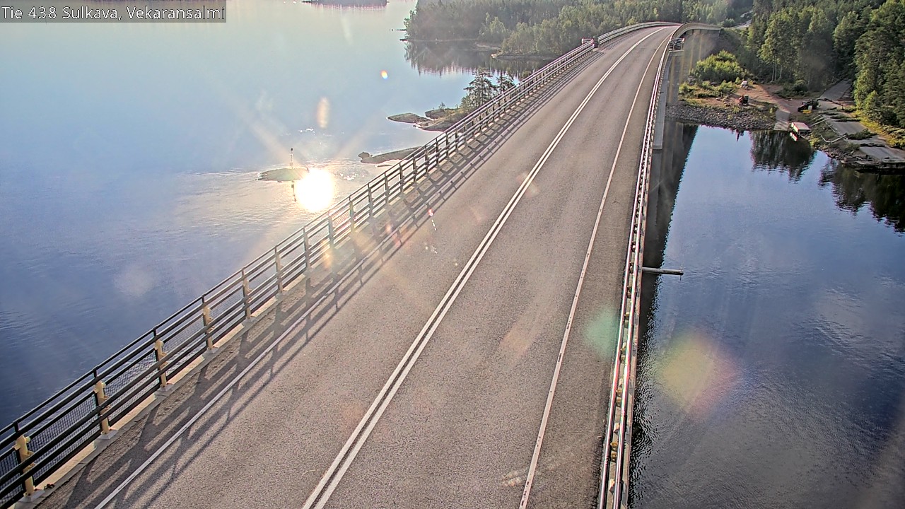 Weather Camera Image Road 438, Sulkava, Vekaransalmi, Sulkava, Etelä-Savo