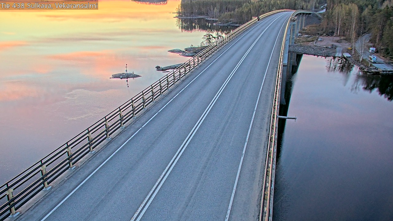 Weather Camera Image Road 438, Sulkava, Vekaransalmi, Sulkava, Etelä-Savo