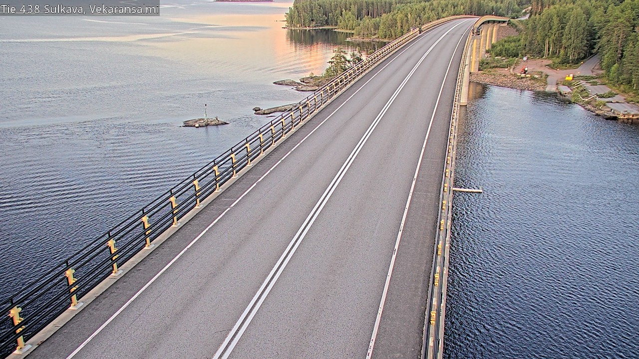 Weather Camera Image Road 438, Sulkava, Vekaransalmi, Sulkava, Etelä-Savo