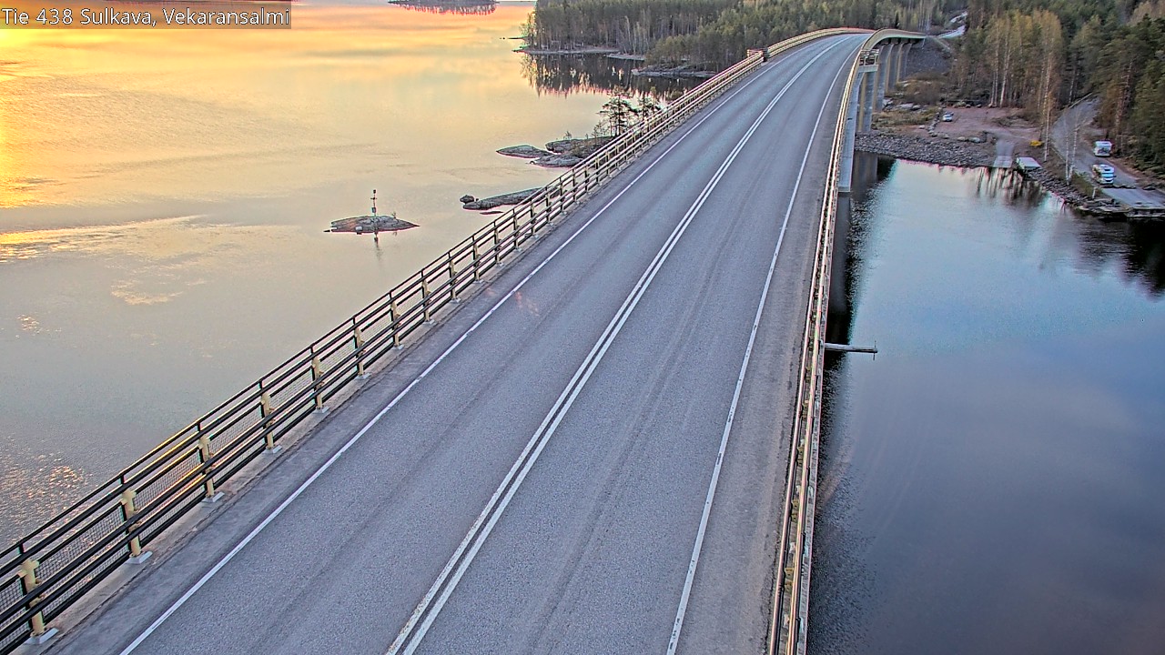 Weather Camera Image Road 438, Sulkava, Vekaransalmi, Sulkava, Etelä-Savo