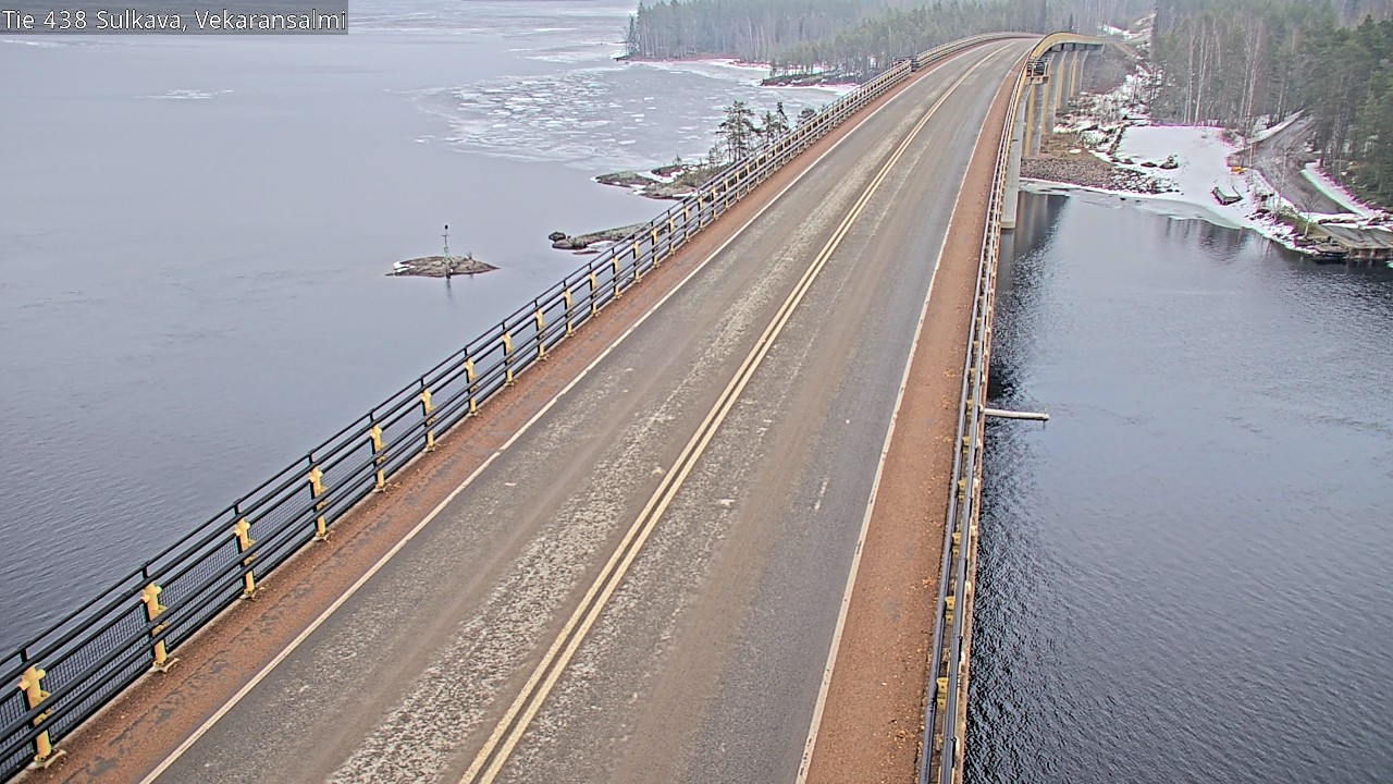 Weather Camera Image Väg 438, Sulkava, Vekaransalmi, Sulkava, Etelä-Savo