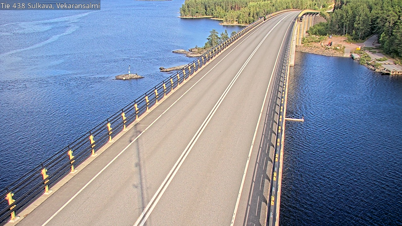 Weather Camera Image Road 438, Sulkava, Vekaransalmi, Sulkava, Etelä-Savo