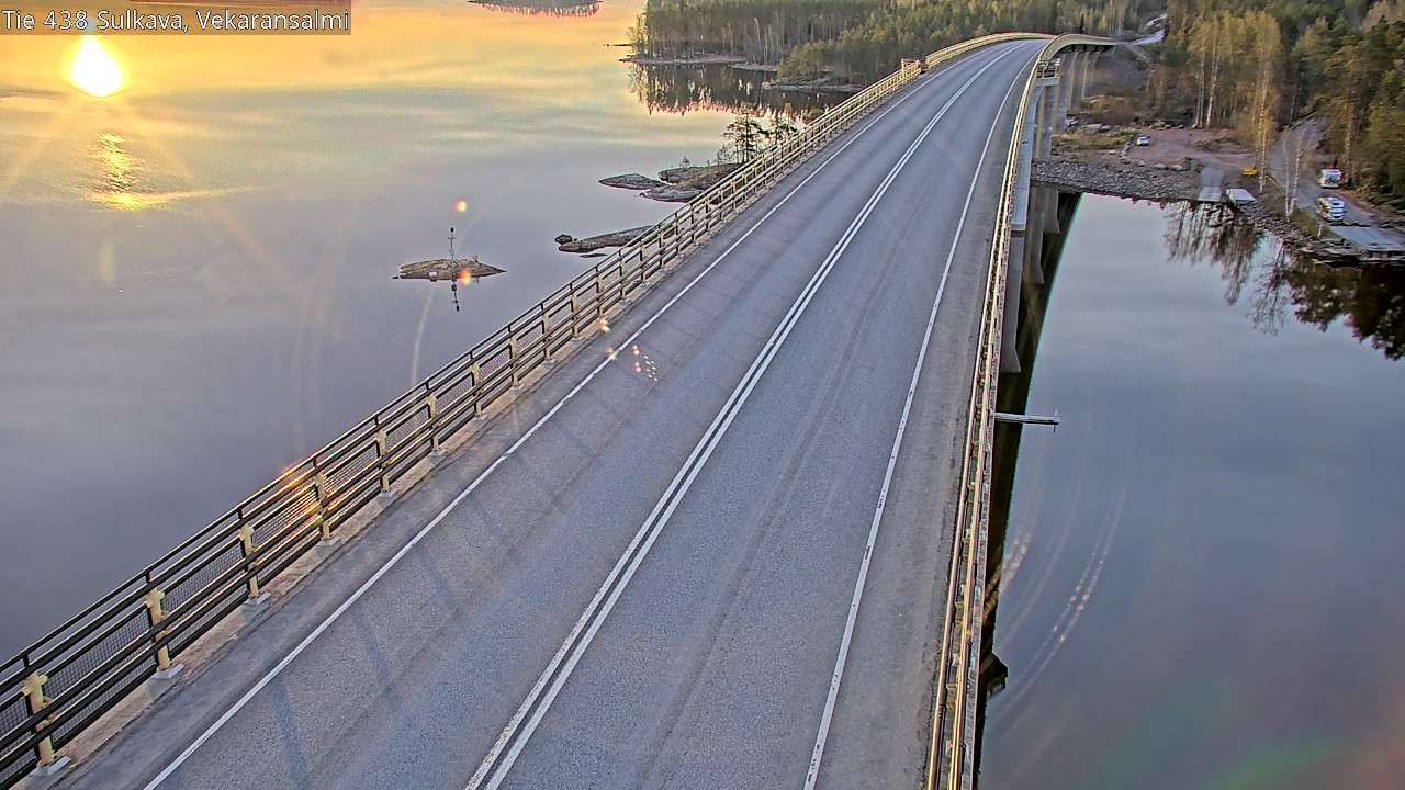 Weather Camera Image Road 438, Sulkava, Vekaransalmi, Sulkava, Etelä-Savo