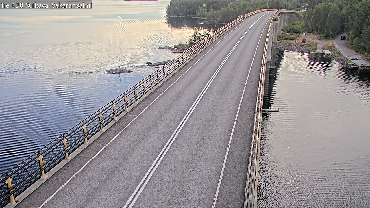 Weather Camera Image Road 438, Sulkava, Vekaransalmi, Sulkava, Etelä-Savo