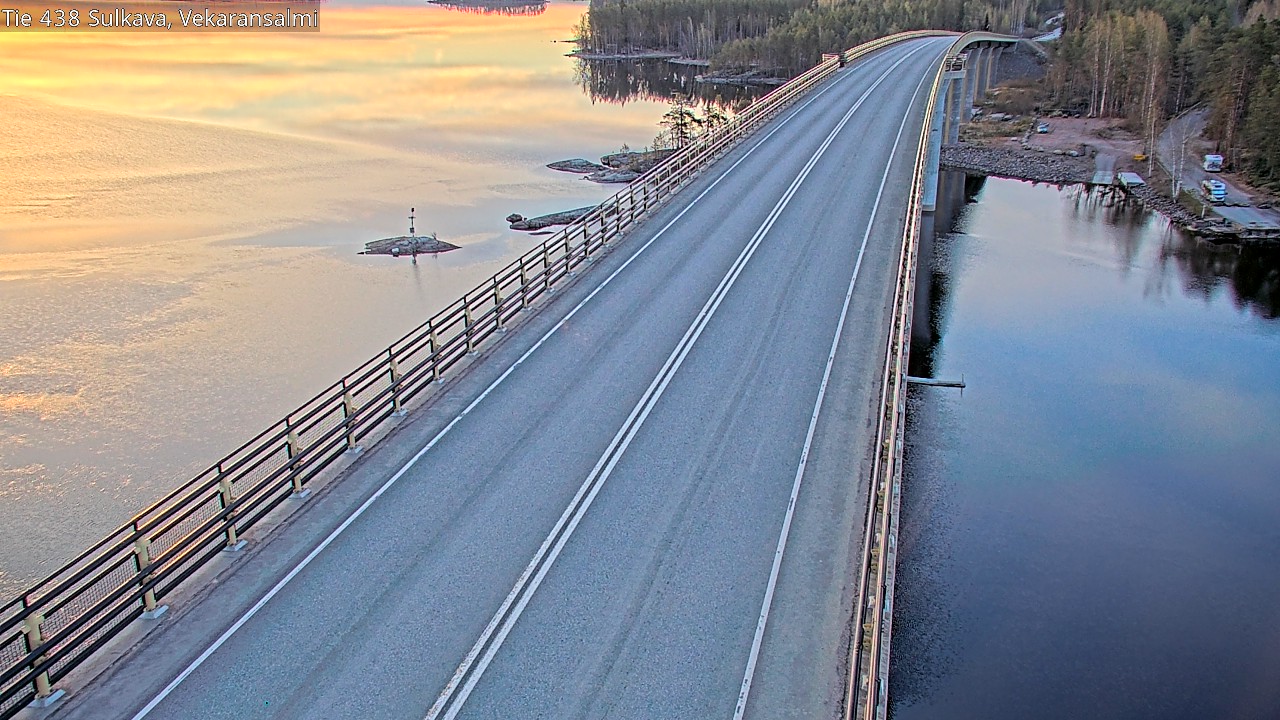 Weather Camera Image Road 438, Sulkava, Vekaransalmi, Sulkava, Etelä-Savo