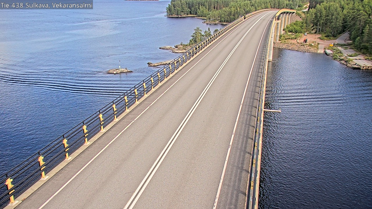 Weather Camera Image Road 438, Sulkava, Vekaransalmi, Sulkava, Etelä-Savo