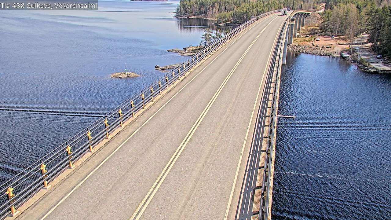 Kelikamerat Kuva Tie 438, Sulkava, Vekaransalmi, Sulkava, Etelä-Savo
