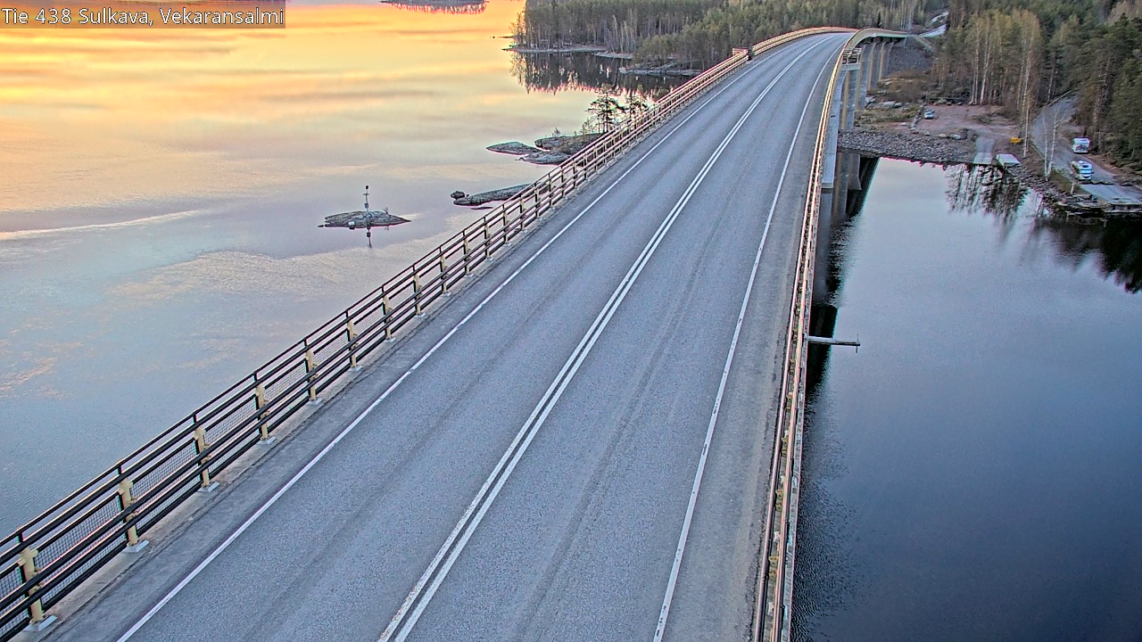 Weather Camera Image Road 438, Sulkava, Vekaransalmi, Sulkava, Etelä-Savo