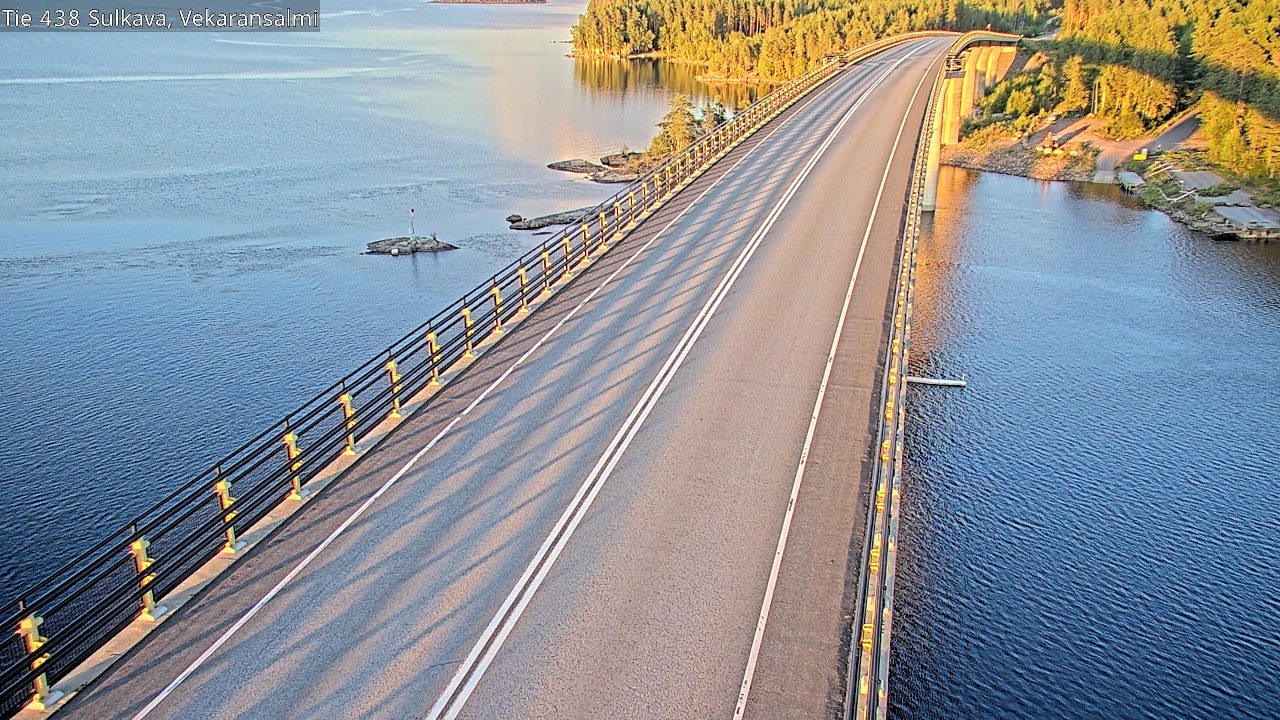 Weather Camera Image Road 438, Sulkava, Vekaransalmi, Sulkava, Etelä-Savo