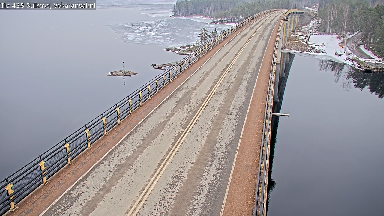 Weather Camera Image Väg 438, Sulkava, Vekaransalmi, Sulkava, Etelä-Savo