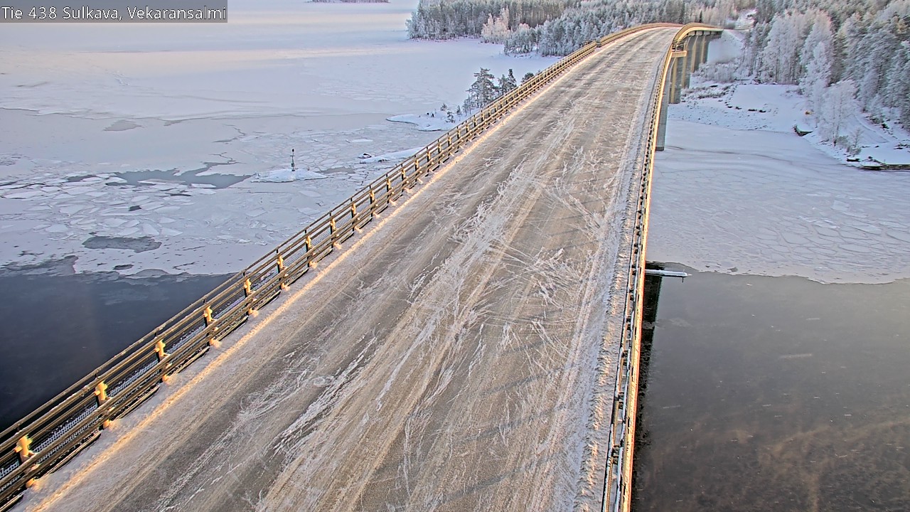 Weather Camera Image Väg 438, Sulkava, Vekaransalmi, Sulkava, Etelä-Savo