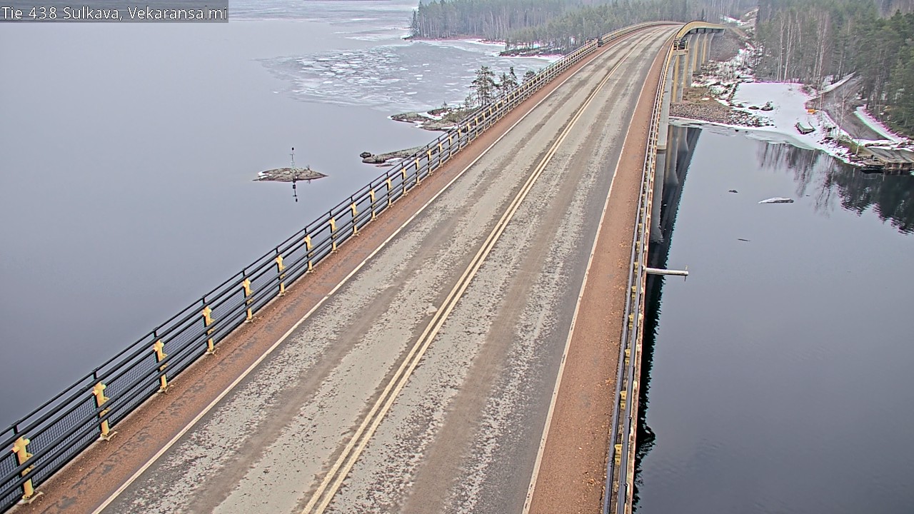 Weather Camera Image Väg 438, Sulkava, Vekaransalmi, Sulkava, Etelä-Savo