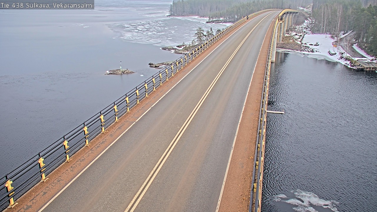 Weather Camera Image Väg 438, Sulkava, Vekaransalmi, Sulkava, Etelä-Savo