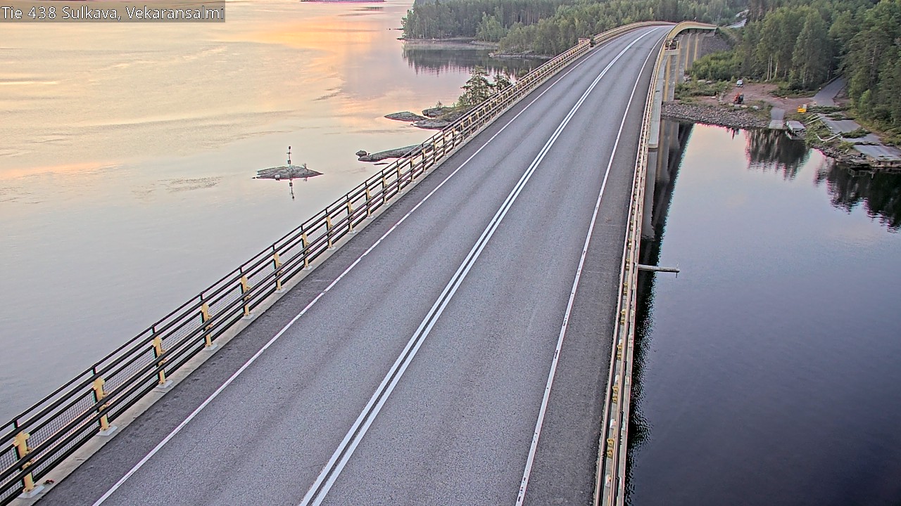 Weather Camera Image Road 438, Sulkava, Vekaransalmi, Sulkava, Etelä-Savo