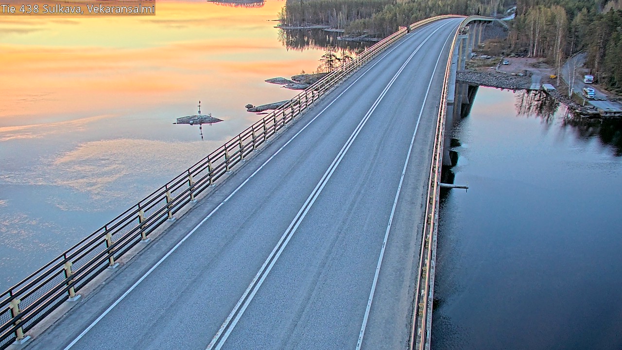 Weather Camera Image Road 438, Sulkava, Vekaransalmi, Sulkava, Etelä-Savo