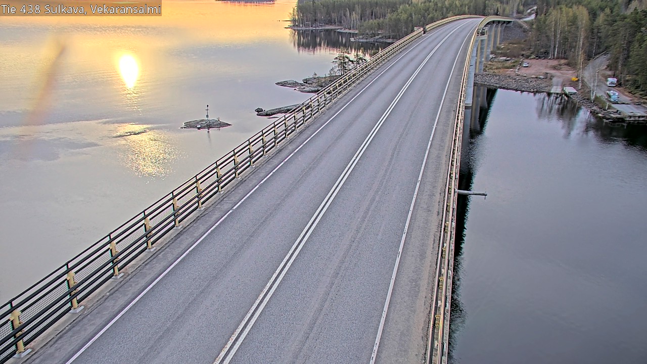 Weather Camera Image Road 438, Sulkava, Vekaransalmi, Sulkava, Etelä-Savo