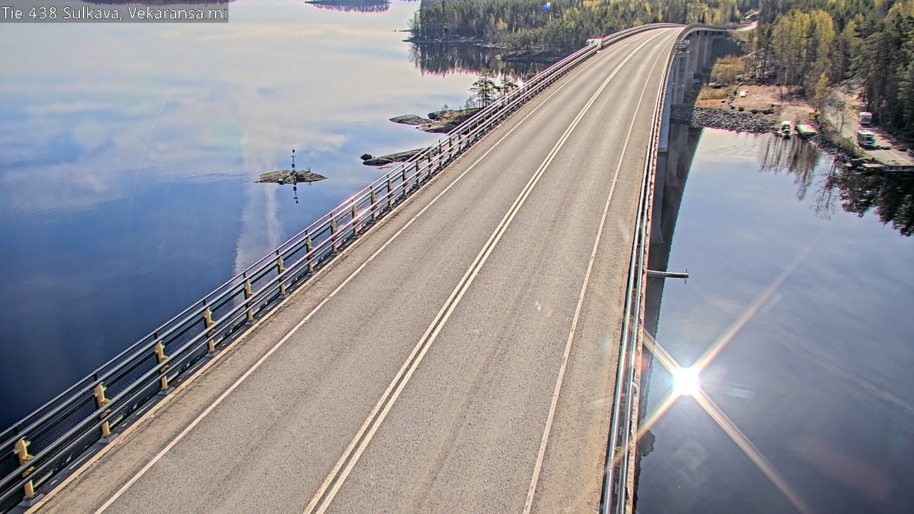 Weather Camera Image Road 438, Sulkava, Vekaransalmi, Sulkava, Etelä-Savo