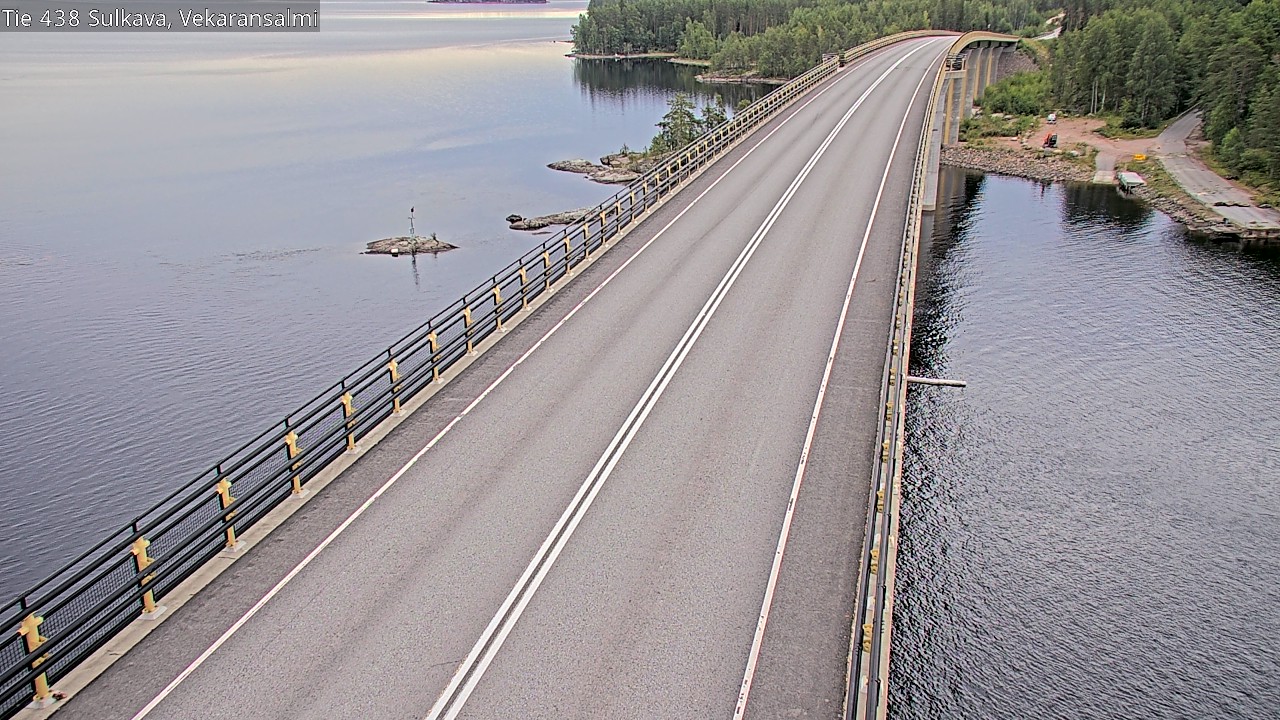 Weather Camera Image Road 438, Sulkava, Vekaransalmi, Sulkava, Etelä-Savo