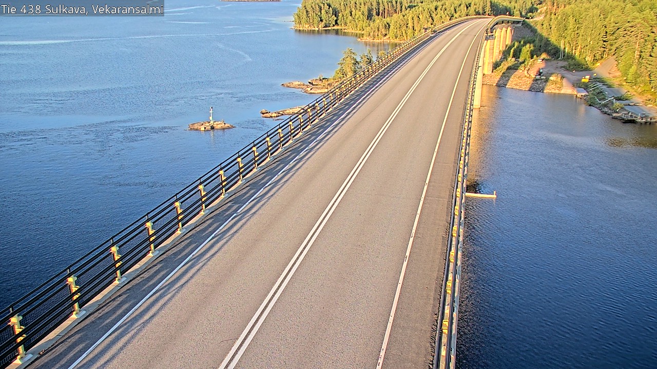 Weather Camera Image Road 438, Sulkava, Vekaransalmi, Sulkava, Etelä-Savo