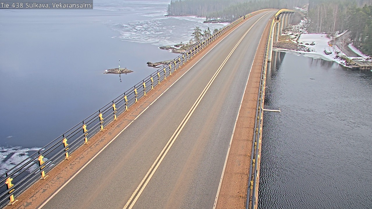 Weather Camera Image Väg 438, Sulkava, Vekaransalmi, Sulkava, Etelä-Savo