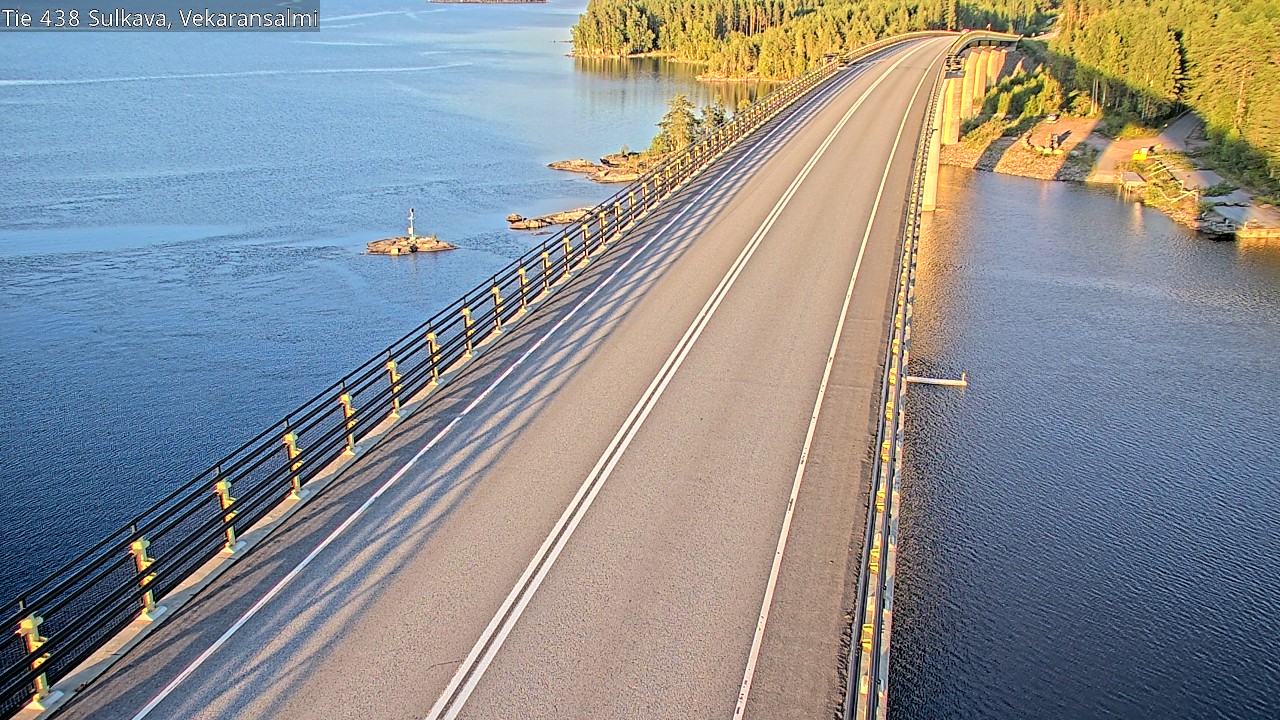 Weather Camera Image Road 438, Sulkava, Vekaransalmi, Sulkava, Etelä-Savo