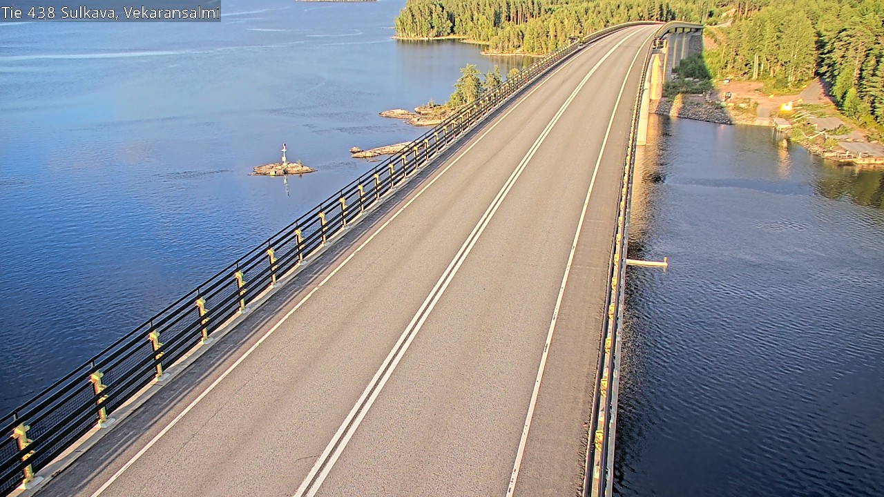 Weather Camera Image Road 438, Sulkava, Vekaransalmi, Sulkava, Etelä-Savo