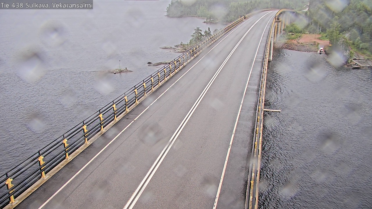 Weather Camera Image Väg 438, Sulkava, Vekaransalmi, Sulkava, Etelä-Savo