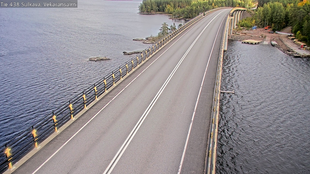 Weather Camera Image Väg 438, Sulkava, Vekaransalmi, Sulkava, Etelä-Savo