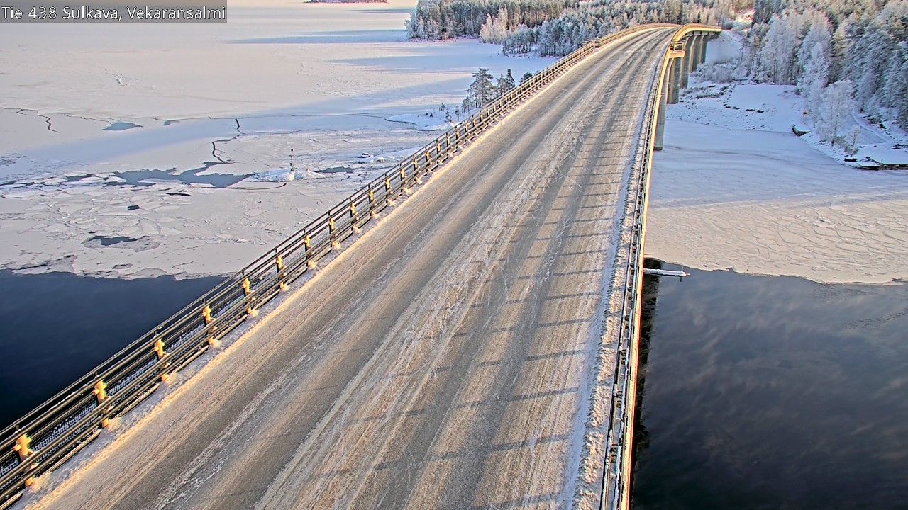 Weather Camera Image Väg 438, Sulkava, Vekaransalmi, Sulkava, Etelä-Savo