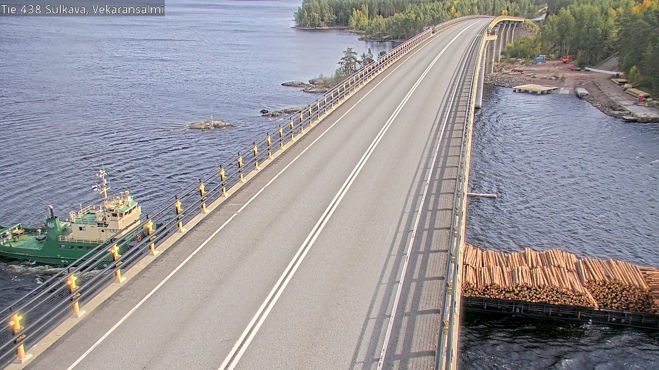 Weather Camera Image Road 438, Sulkava, Vekaransalmi, Sulkava, Etelä-Savo