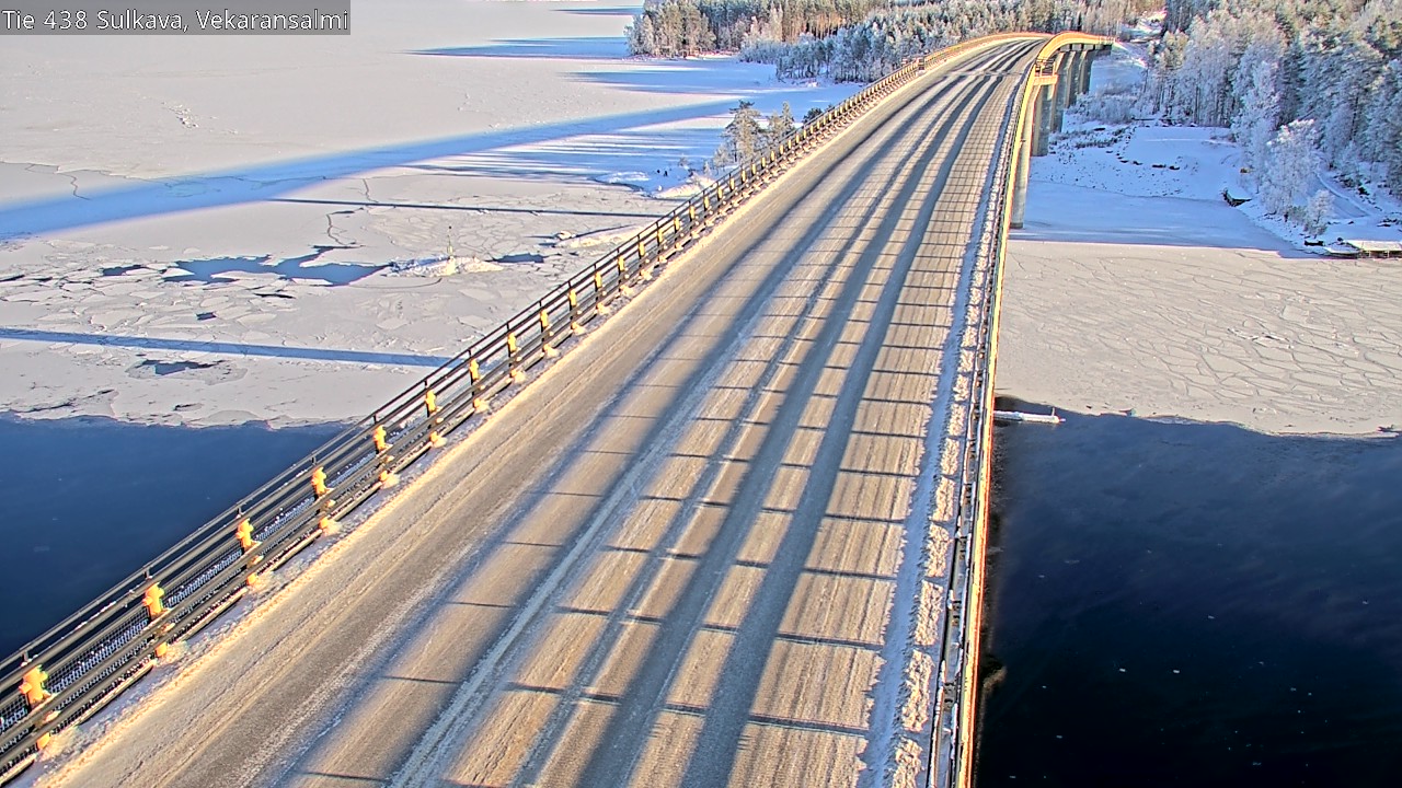 Weather Camera Image Road 438, Sulkava, Vekaransalmi, Sulkava, Etelä-Savo