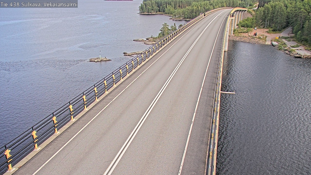 Weather Camera Image Road 438, Sulkava, Vekaransalmi, Sulkava, Etelä-Savo