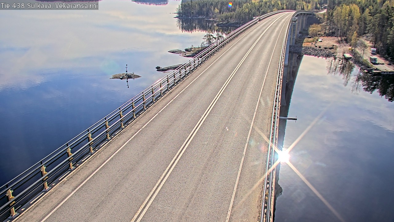 Weather Camera Image Road 438, Sulkava, Vekaransalmi, Sulkava, Etelä-Savo
