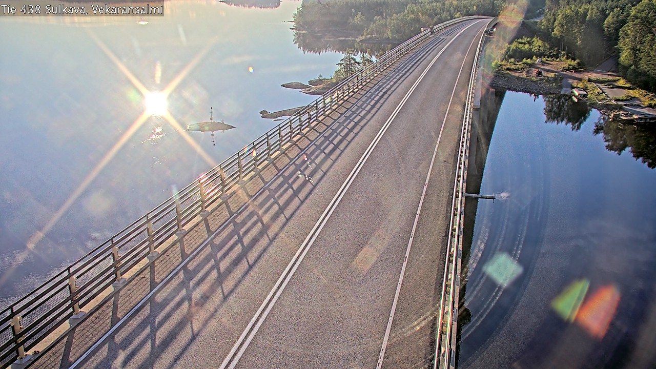Weather Camera Image Road 438, Sulkava, Vekaransalmi, Sulkava, Etelä-Savo