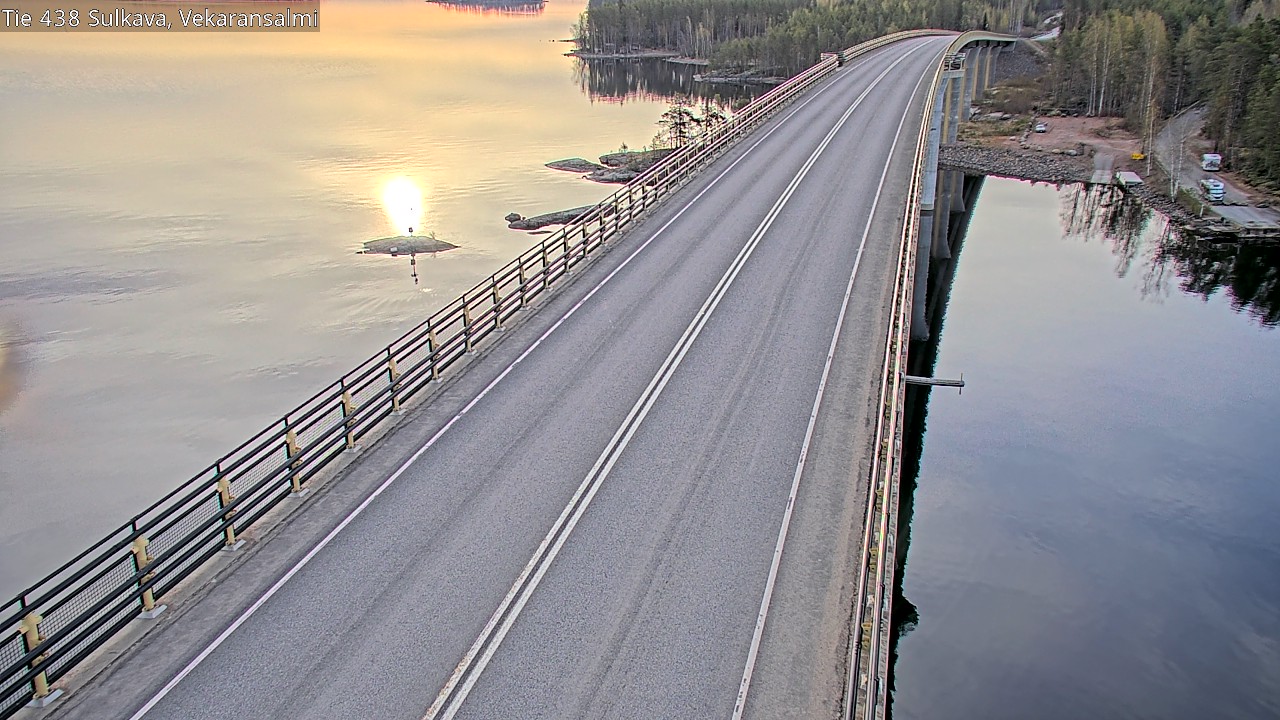 Weather Camera Image Road 438, Sulkava, Vekaransalmi, Sulkava, Etelä-Savo