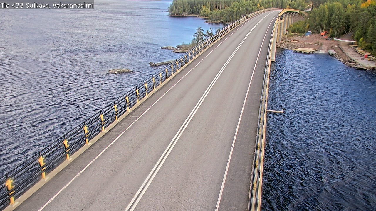 Weather Camera Image Väg 438, Sulkava, Vekaransalmi, Sulkava, Etelä-Savo