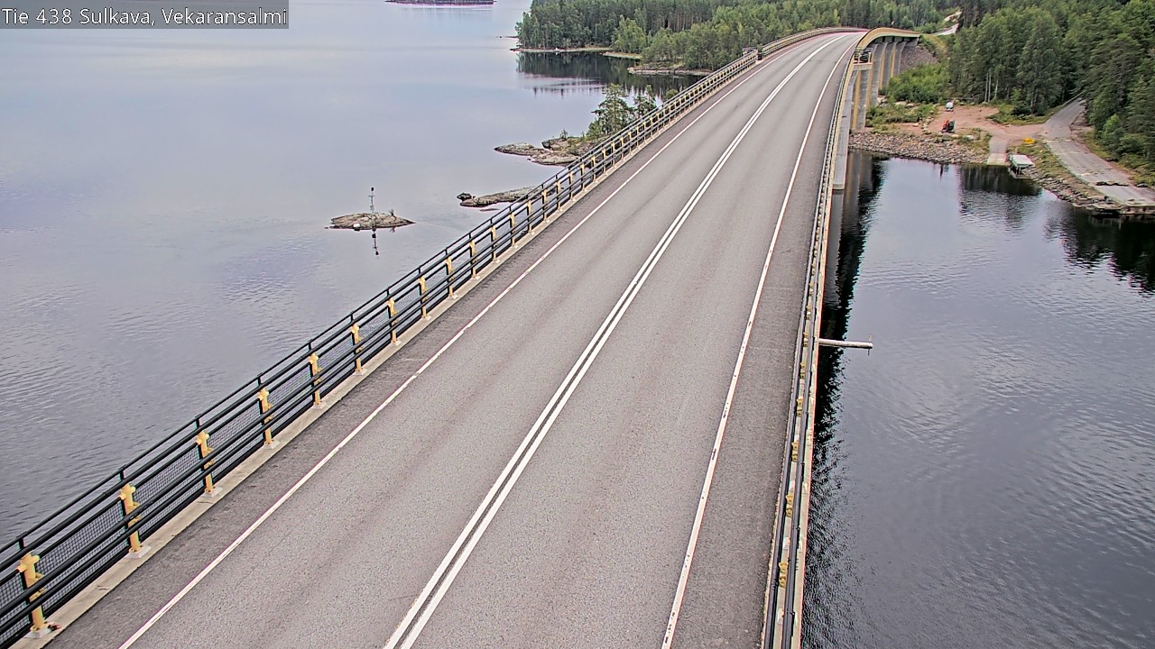 Weather Camera Image Road 438, Sulkava, Vekaransalmi, Sulkava, Etelä-Savo