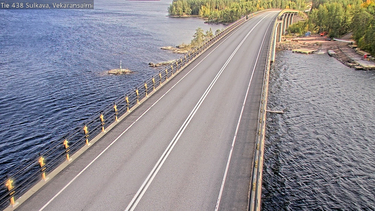 Weather Camera Image Road 438, Sulkava, Vekaransalmi, Sulkava, Etelä-Savo