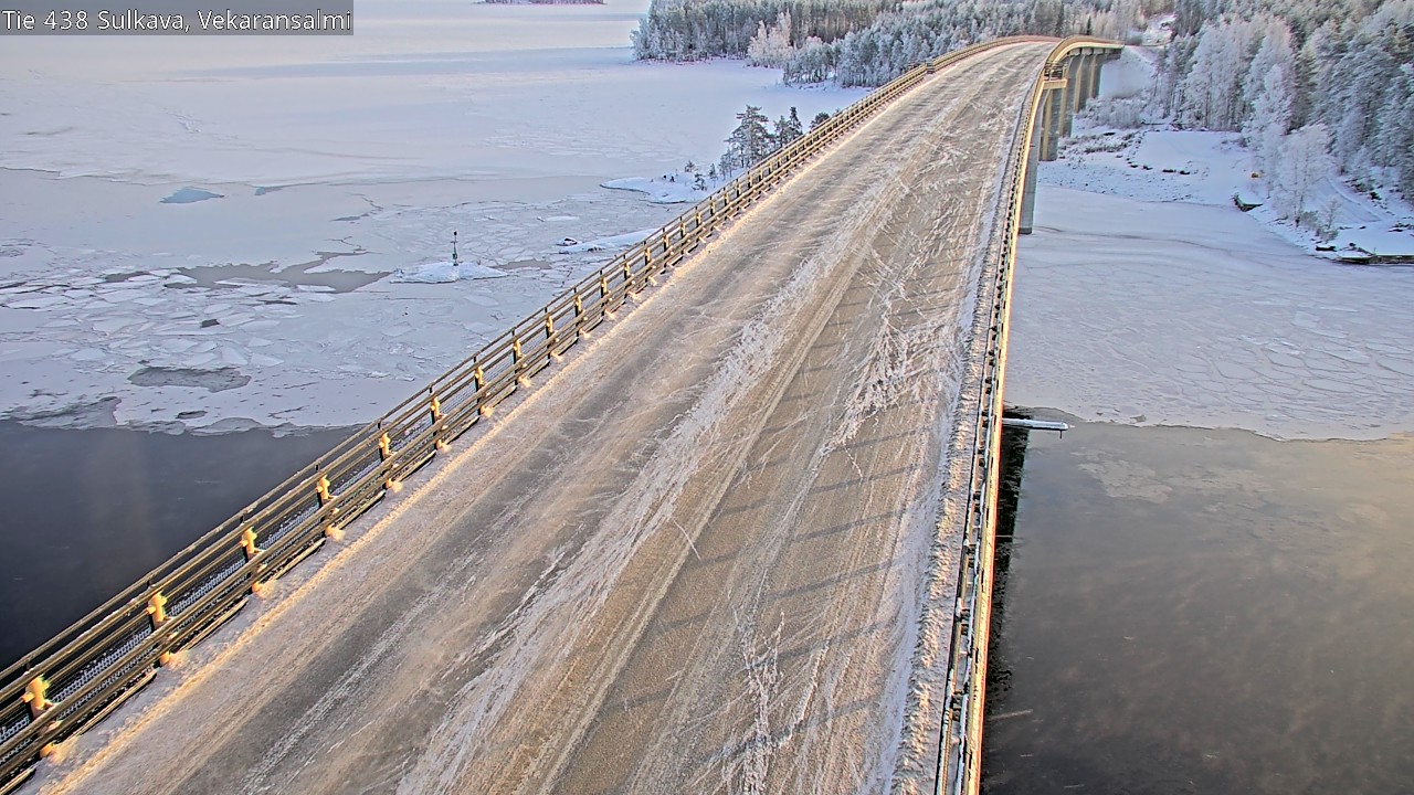 Weather Camera Image Väg 438, Sulkava, Vekaransalmi, Sulkava, Etelä-Savo
