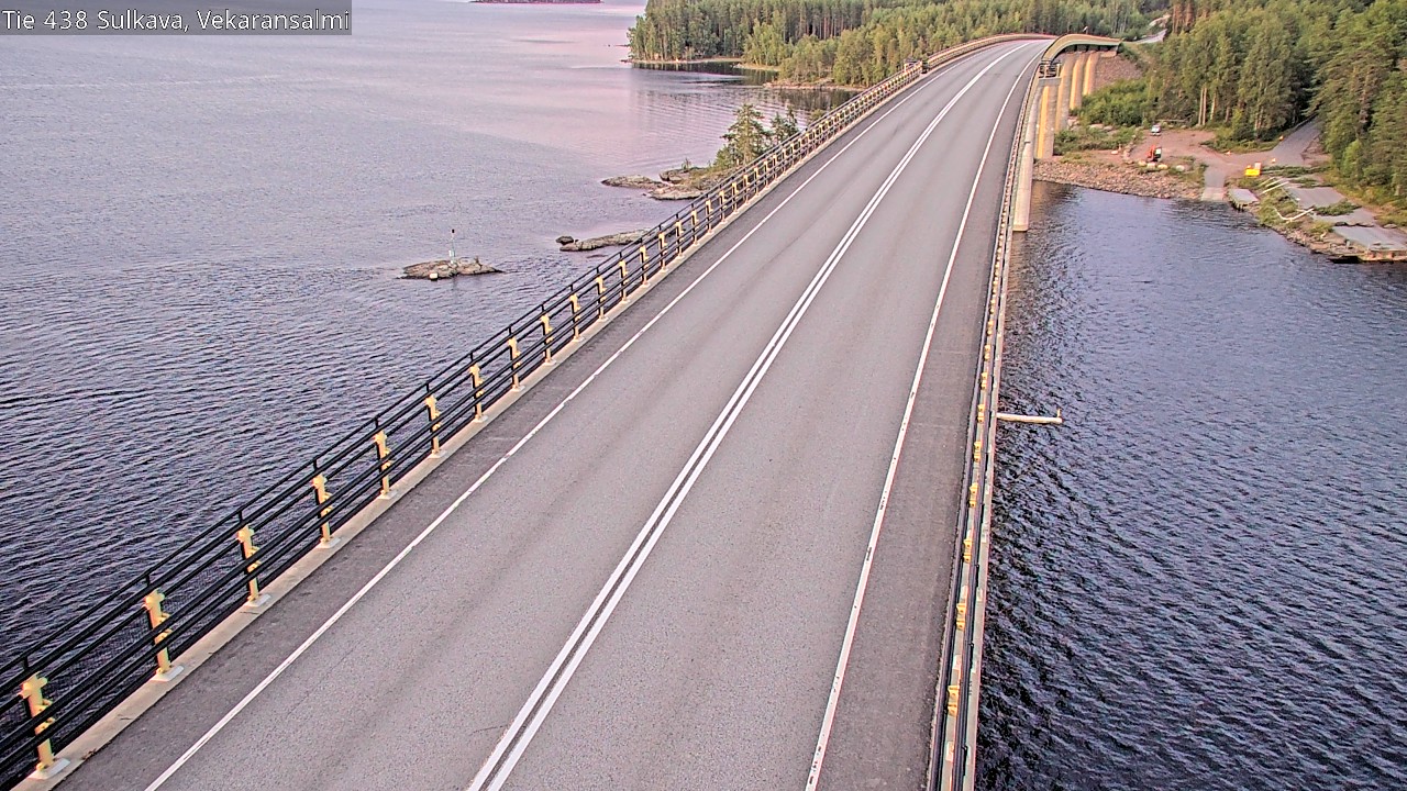 Weather Camera Image Road 438, Sulkava, Vekaransalmi, Sulkava, Etelä-Savo