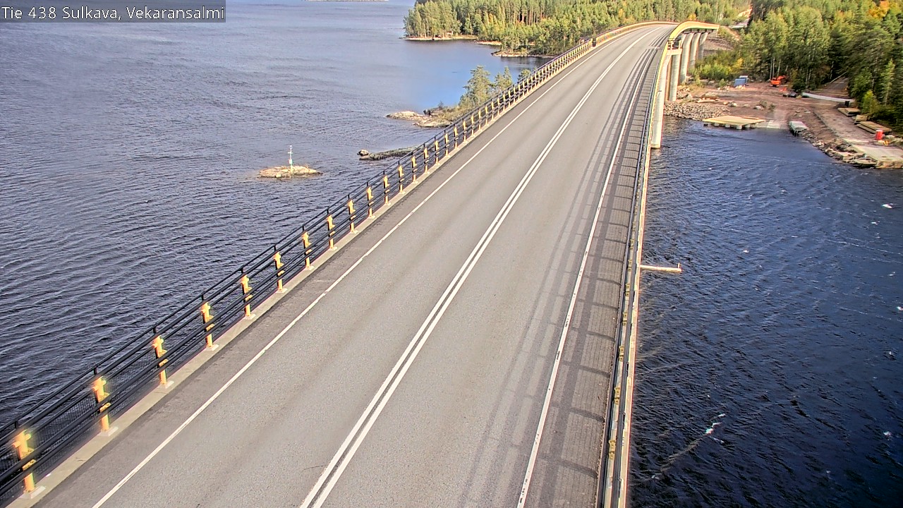 Weather Camera Image Väg 438, Sulkava, Vekaransalmi, Sulkava, Etelä-Savo